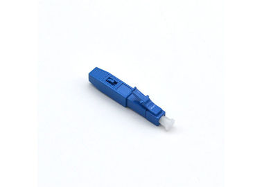 0.9mmの堅い緩衝ケーブルのためのLC UPCの繊維光学の速いコネクターの前埋め込まれた青