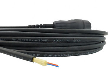 IP67 Round Fiber Optic Cable Patch Cord Fiber Jumper Fullas Connector LC DX